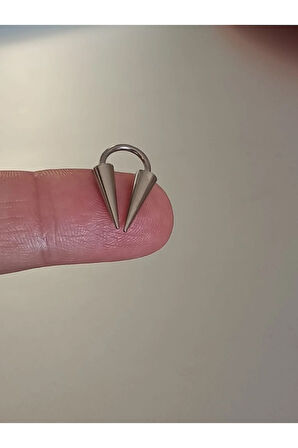 Spayk 4*12mm x 14mm x 1.2mm Çelik Halka Piercing