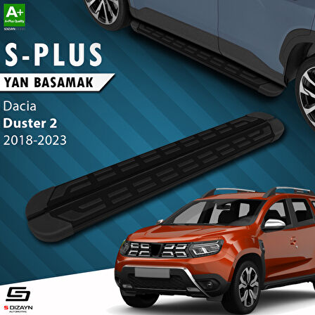 S-Dizayn Dacia Duster 2 S-Plus Siyah Yan Basamak 173 Cm 2018-2023 A+ Kalite