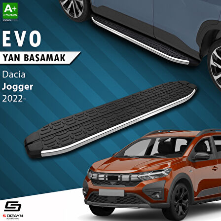 S-Dizayn Dacia Jogger Evo Krom Yan Basamak 213 Cm 2022 Üzeri A+ Kalite