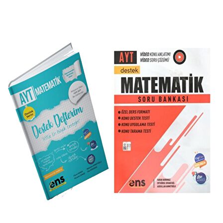 ENS AYT Matematik Defteri ve Soru Bankası Seti 2 Kitap