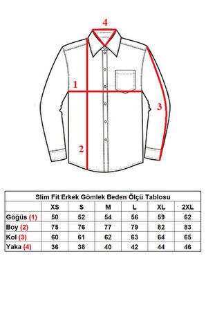 Beyaz Düğmeli Yaka ve Zincirli Uzun Kol Dar Kesim Micro Kumaş Kol Düğmeli Slim Fit Erkek Gömlek - 198-1