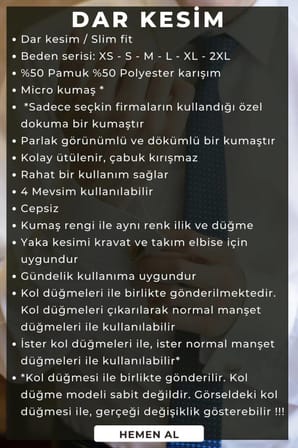 Mürdüm Dar Kesim Micro Kumaş Kol Düğmeli Slim Fit Erkek Gömlek - 201-23