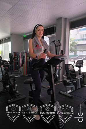 Nakışlı Spor Havlusu, Ter Emici Spor Havlusu, Fitness Havlusu, Antrenman Havlusu