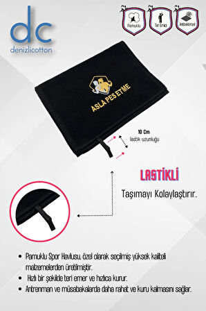 Nakışlı Spor Havlusu, Ter Emici Spor Havlusu, Fitness Havlusu, Antrenman Havlusu