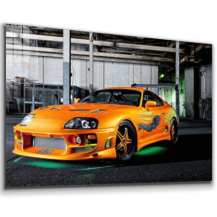 DCHCA0146 - Cam Baskı Tablo / Toyota Supra - 110 x 70 cm