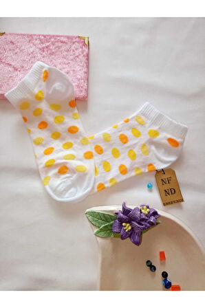 3 ÇİFT BURUN DİKİŞSİZ PATİK ÇORAP YUMUŞAK PAMUKLU KISA KONÇ DESENLİ KADIN ÇORABI 36-40