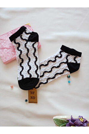 2 ÇİFT ÇORAP PAMUKLU YUMUŞAK BURUN DİKİŞSİZ KISA KONÇ DESENLİ KADIN PATİK ÇORABI 36-40