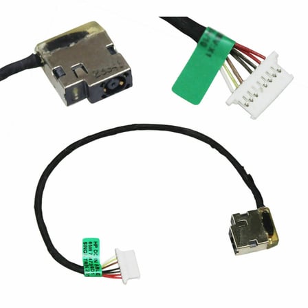 HP Pavilion 15-ab, 15-ak, 15-bs, 15-bw 799749-S17 Serisi Uyumlu Notebook DC Power Jack Şarj Soketi 8-Pin 4.5mm (19cm Kablolu)