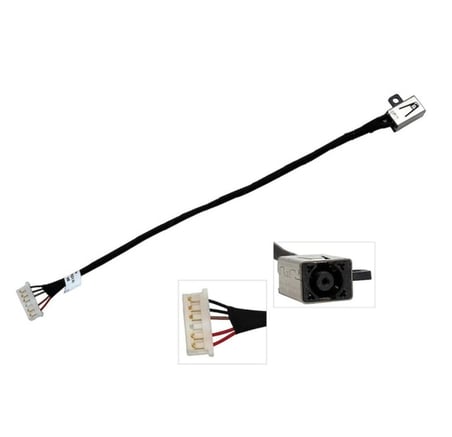 Dell inspiron 15 5551 5552 5555 5558 5559 KD4T9 0KD4T9 AAL20 Notebook Dc Power Jack (Kablolu) DC30100VV00 DC30100UD00