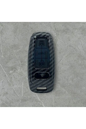Audi A6 A7 A8 E-tron Q8 Q5 C8 A3 D5 Karbon Anahtar Kılıfı Anahtarsız Çalıştırma 2.Resime Bakınız