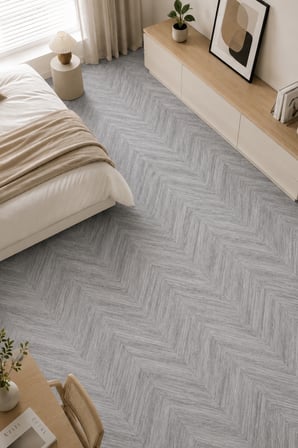 Deconitte Premium Kendinden Yapışkanlı Ahşap Balıksırtı Parke Görünümlü PVC Zemin Duvar Dolap Kaplama 60x100cm