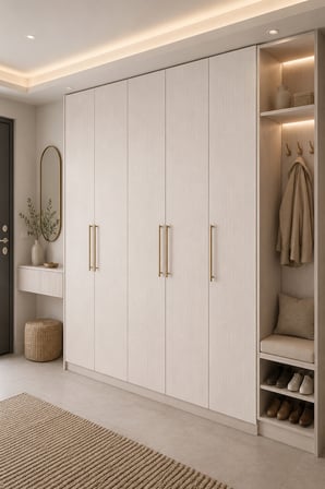 Deconitte Premium Açık Bej Ahşap Desenli Kendinden Yapışkanlı PVC Mobilya Dolap Tezgah Kaplama Folyo 60x100cm