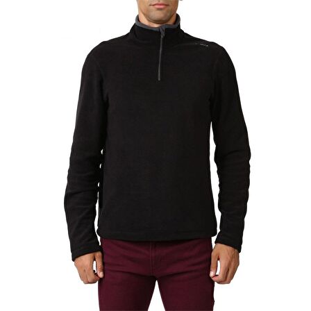 Evolite Fuga Bay Mikro Polar Sweater - Siyah