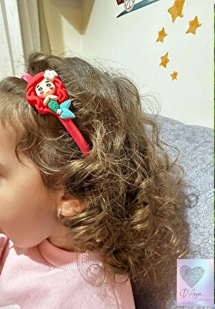 DD113 Pembe Deniz Kızı Taç Kız Çocuk Bebek