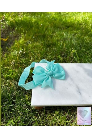 D’Arya Mint Yeşili Büyük Fiyonk Bebek ve Kız Çocuk Saç Bandı – Kawaii Korean Style DD134