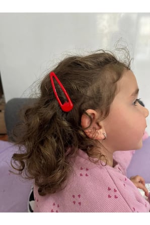 DD139 Kırmızı Çıt Çıt Toka (3 lü )