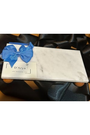 D’Arya Canlı Mavi Büyük Fiyonk Bebek ve Kız Çocuk Saç Bandı – Kawaii Korean Style DD194