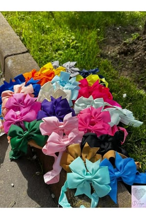 D’Arya Taba Hardal Büyük Fiyonk Bebek ve Kız Çocuk Saç Bandı – Kawaii Korean Style DD199