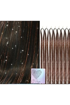 D’Arya Bakır Bronz Tinsel Saç Simi – Copper Bronze Hair Tinsel DD284