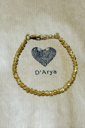 DD484 Dorika Gold Top Bileklik El Yapımı