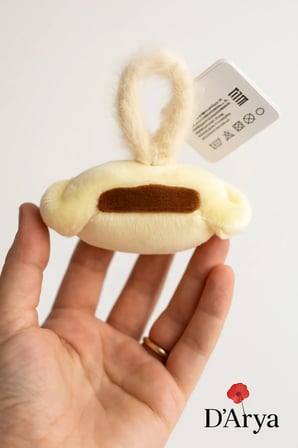 DD535 Sarı Pompompurin Pelüş Toka – Hello Kitty Arkadaşı