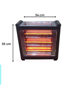 BAYERSAN-3003 ŞÖMİNE ISITICI SOBA 2400W (4172)