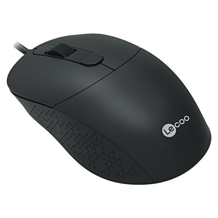 LECOO MS102 800/1200/1600 DPI 4 TUŞLU USB KABLOLU OPTİK MOUSE (4172)