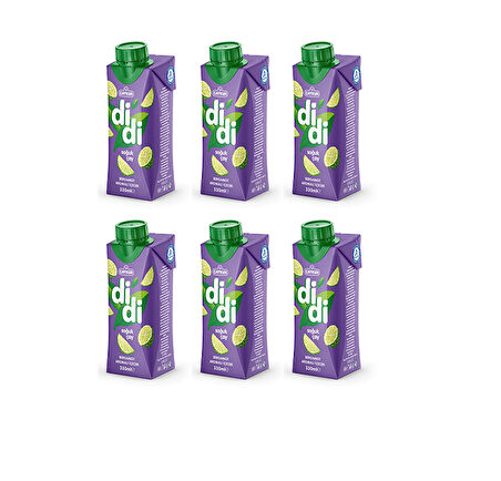 Çaykur Didi Bergamot Aromalı Soğuk Çay Kutu 330 Ml X 6 Adet