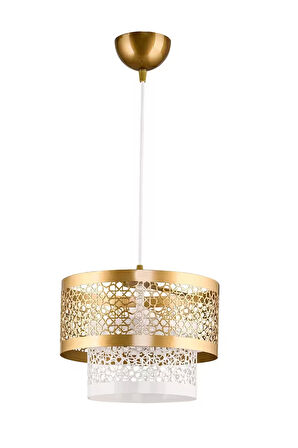 İKİ KATLI METAL SARKIT PASTA AVİZE