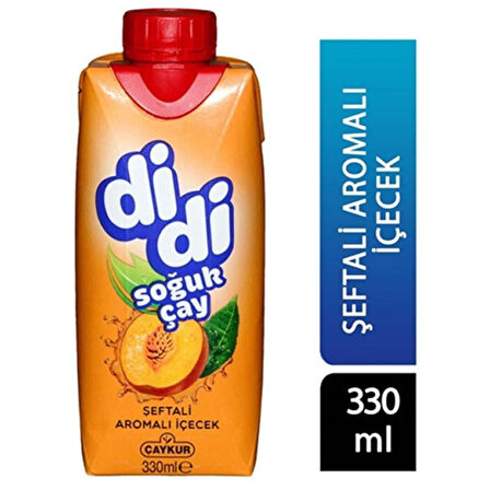 Çaykur Didi Şeftali Aromalı Soğuk Çay Kutu 330 Ml