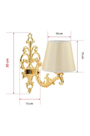 Zamak Aplik Gold Gold Şapkalı