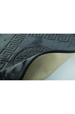 Simav Deluxe Kaymaz Taban, Yumuşacık, Emici 2'li Lüks Baskılı Banyo Paspası