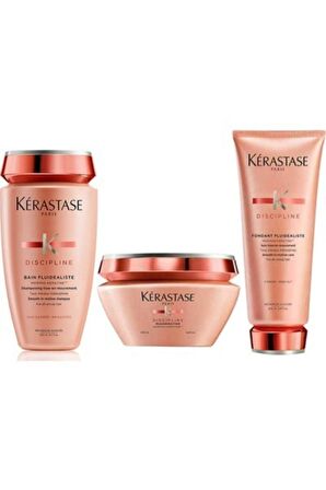 Discipline Boyalı Saçlar Için Sülfatsız Şampuan 250ml+maske 200ml+krem 200ml