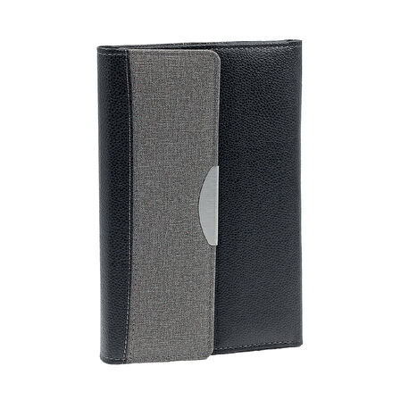 ÇANTALI DEFTER Çanta: 15 x 23 cm,13 x 21 Siyah Termo DefterTekli Özel Kutusunda