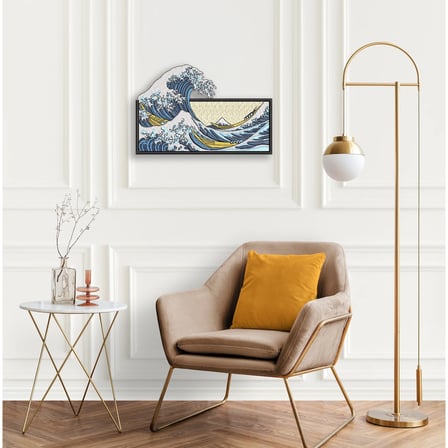 Büyük Dalga – Kanagawa Metal Tablo 120x79 cm