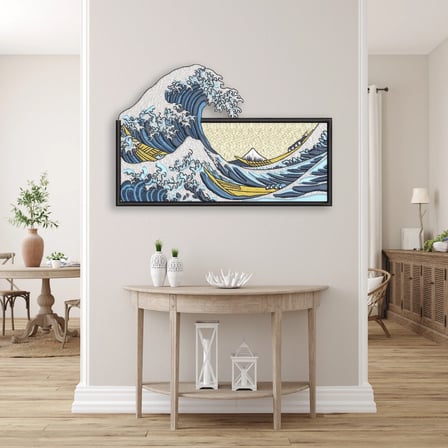 Büyük Dalga – Kanagawa Metal Tablo 60x40 cm