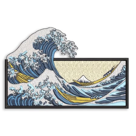 Büyük Dalga – Kanagawa Metal Tablo 60x40 cm