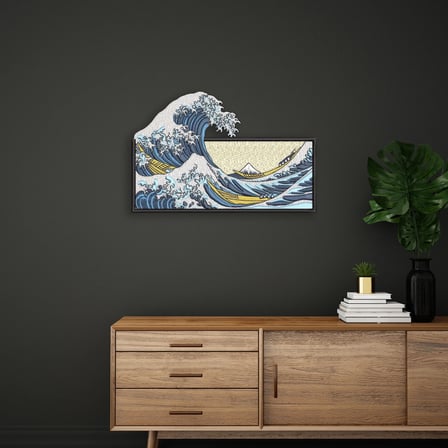 Büyük Dalga – Kanagawa Metal Tablo 60x40 cm