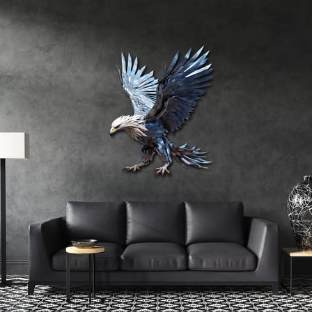Mavi Kartal Metal Tablo 40x50 cm