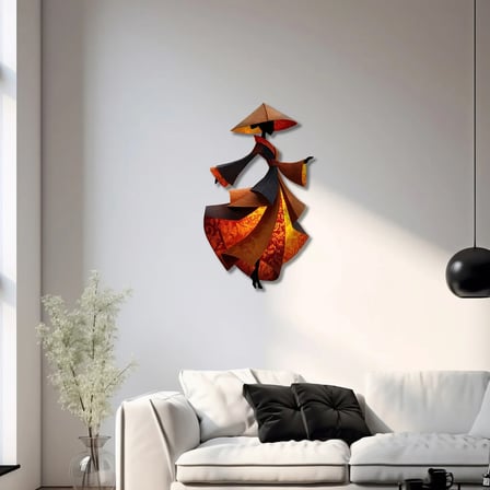 Oryantal Kimono Metal Tablo 30x50 cm