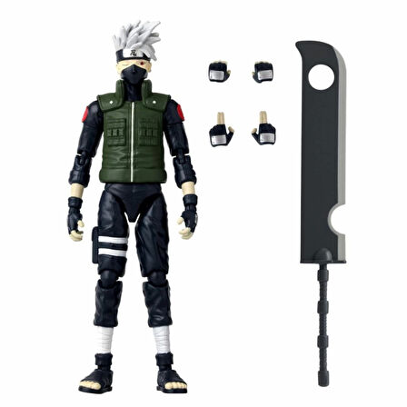 36963 Anime Heroes Naruto 6 cm Figür - Hatake Kakashi 4 Büyük Ninja Savaşı