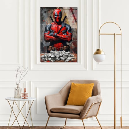 Deadpool Para Destesi Pop Art Cam Tablo 35x50 cm
