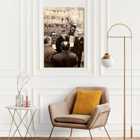 Atatürk Meydanda Hitap Cam Tablo 35x50 cm