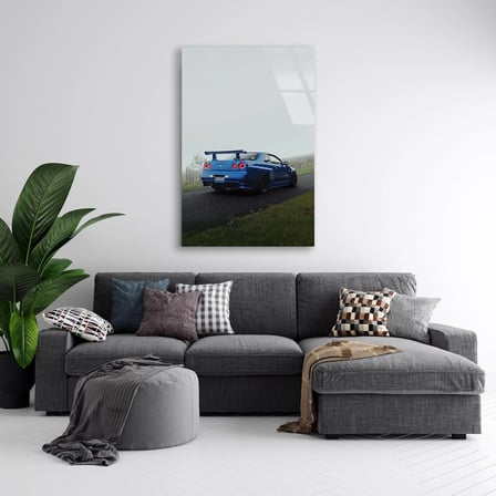 Nissan Skyline GTR Cam Tablo 35x50 cm