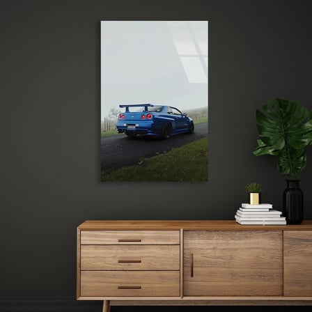 Nissan Skyline GTR Cam Tablo 35x50 cm