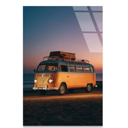 Klasik Volkswagen Cam Tablo 35x50 cm