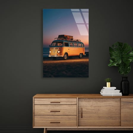 Klasik Volkswagen Cam Tablo 35x50 cm