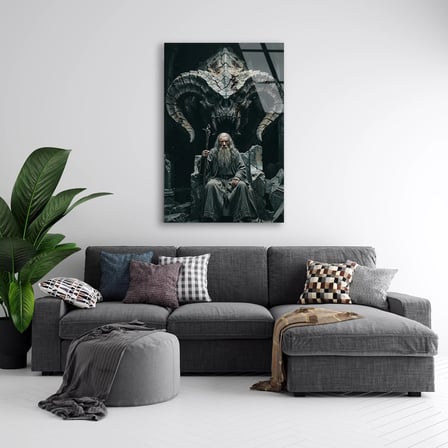Gandalf Cam Tablo – Fantastik Film Temalı Duvar Dekoru 35x50 cm