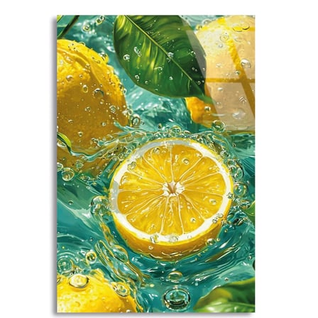 Limonlar Cam Tablo 35x50 cm
