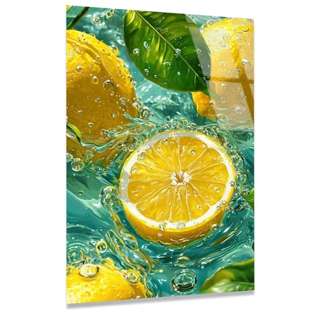 Limonlar Cam Tablo 35x50 cm